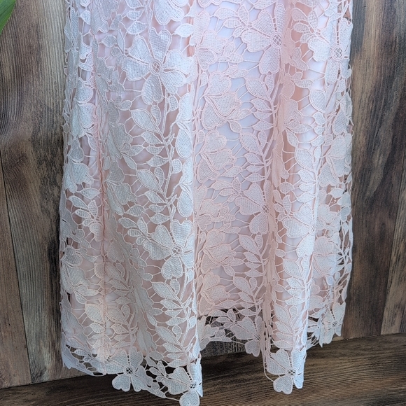 a new day Women's Floral Lace/Embroidered Layered Midi Dress NWT XL M313 - Picture 3 of 8